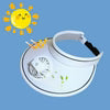 Rechargeable Cooling Fan Sun Visor Cap – USB Rechargeable | UV Protection | Adjustable