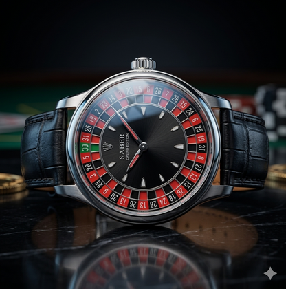 Luxe Black Edition Men’s Watch – Premium Stylish Waterproof Wristwatch for Modern Gentlemen